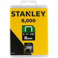 Скобы для степлера тип G 8мм 5000шт. Stanley 1-TRA705-5T