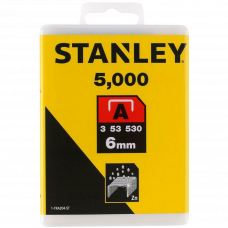 Скобы для степлера тип A 6мм 5000шт. Stanley 1-TRA204-5T