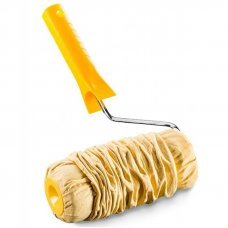 Валик декоративная роспись/кожа 18см