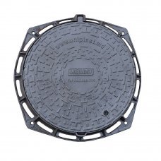 Люк чугунный канализационный EN124 C250 600x805x100мм