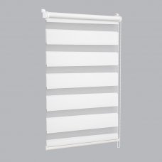 Ролеты День-Ночь Мини белый СРШ-40609 68х160см