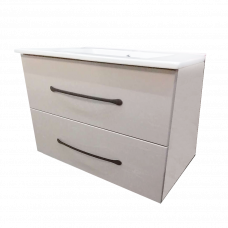 Тумба с раковиной подвесная Nita Капучино 75