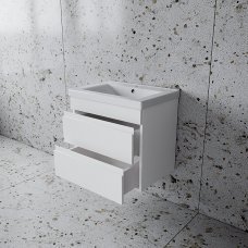 Тумба с раковиной подвесная 