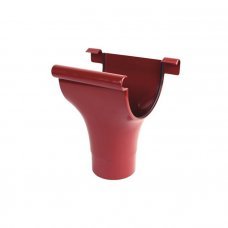 Воронка водосточная красный 125х90мм