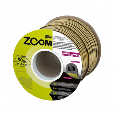 Уплотнитель самоклеющийся Zoom D 12x10мм белый