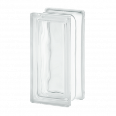 Стеклоблок бесцветный Clear Wave 80x90x190мм