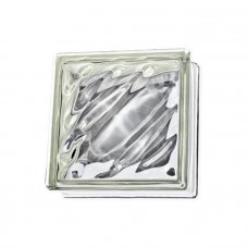Стеклоблок бесцветный Clear Diagonal VE