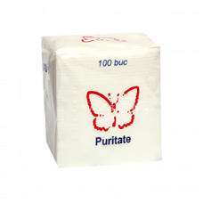 Салфетки бумажные Puritate 24x24см 100шт.