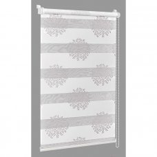 Ролеты Мини День-Ночь крем-серебристый СРШ-01MК-44802 68х160см