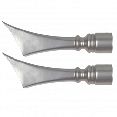 Наконечники для карниза Брилон Хром матовый CH-16-172-29 набор 2шт.