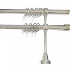 Карниз настенный СM-3093/300/2P хром 3м