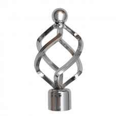 Наконечник для карниза Авея Хром CH-19-112-30 19мм набор 2шт.