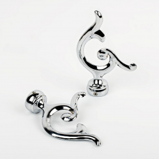 Наконечник для карниза Ноя Хром CH-19-148-30 19мм набор 2шт.