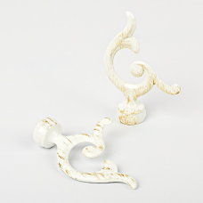 Наконечник для карниза Ноя Белое золото CH-19-148-33 19мм набор 2шт.