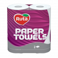 Полотенца бумажные Ruta двухслойные 2рулона