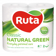 Туалетная бумага Ruta Aroma Яблоко двухслойная 4рулона