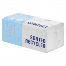 Полотенца бумажные двухслойные 25x22см 150/20 шт. Compact