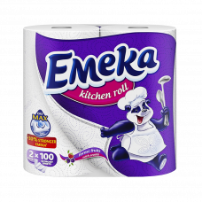 Полотенца бумажные Emeka forest fruits трехслойные 2рулона