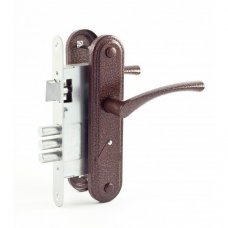 Замок врезной с ручками Зенит ЗВ 9-4.2 медь