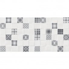 Декор Tessile Cubic Gris 8G 25x50см