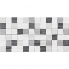 Плитка настенная Tessile Cubic Gris 25x50см