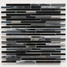 Мозаика Quartz Black Mosaik 621 30x30см