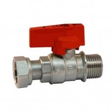 Кран шаровый с американкой ручка-