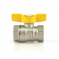 Кран шаровый газовый ручка-