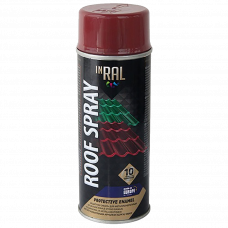 Эмаль спрей Roof RAL 8017 красно-коричневый 400мл