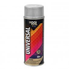 Краска-спрей Universal серебристый-хром 400мл 