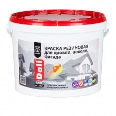 Краска резиновая 12кг Зеленый