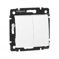 Выключатель 2 клавишный 774405 Valena