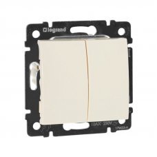 Выключатель 2 клавишный 774305 Valena