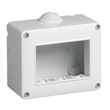 Коробка накладная монтажная на 3 модуля Plana