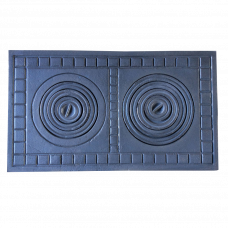 Плитка чугунная 2-конф. 700х400мм