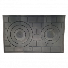 Плитка чугунная 2-конф. 600х330мм