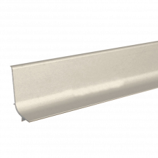 Плинтус напольный алюминиевый Q63 серебристый 2700x16.8x40мм