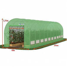Теплица 10х4х2.5м 40м²
