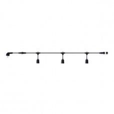 Кабель с цоколями E27 25ламп 10м