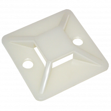 Площадка самоклеящаяся 30х30мм под хомуты 100шт.