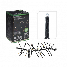 Гирлянда электрическая 576LED 3.5м тепло-белый