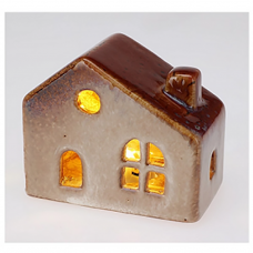Сувенир керамический Дом Led 7x8x14см