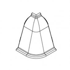 Угол внешний для профиля ПВХ BL44 164 24х37мм