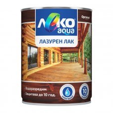 Лак Leco aqua Орех 0.7л